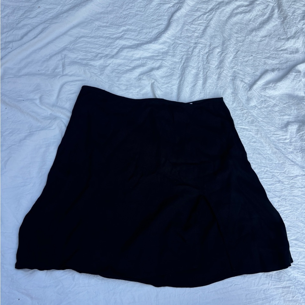 Reformation Black Mini Skirt